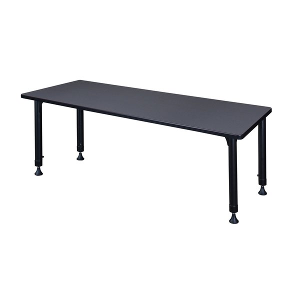 Tables > Height Adjustable > Rectangular Classroom Tables, 66 X 24 X 23-34, Wood|Metal Top