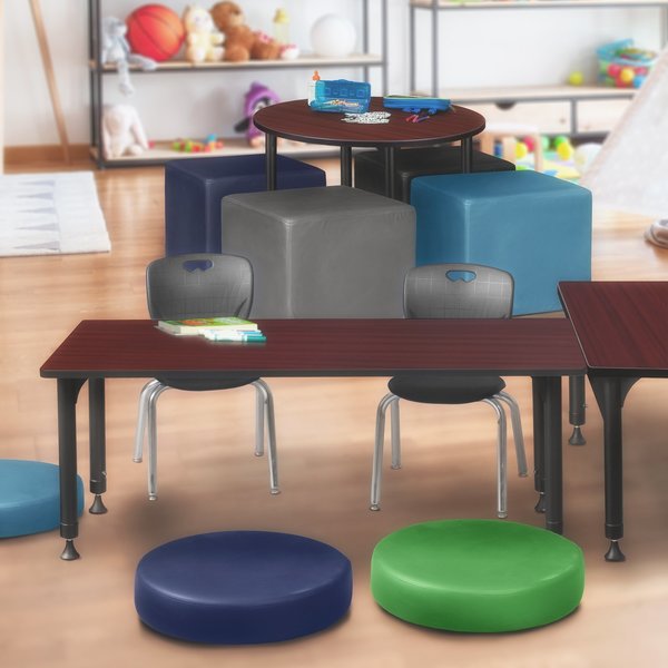 Tables > Height Adjustable > Rectangular Table & Chair Sets, 66 X 24 X 23-34