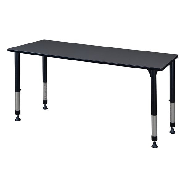 Tables > Height Adjustable > Rectangular Classroom Tables, 66 X 30 X 23-34, Wood|Metal Top