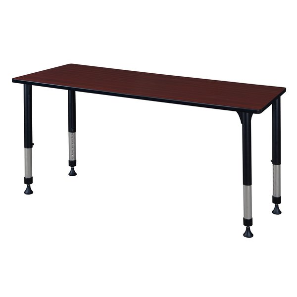 Tables > Height Adjustable > Rectangular Classroom Tables, 66 X 30 X 23-34, Wood|Metal Top