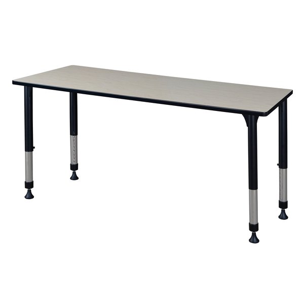 Tables > Height Adjustable > Rectangular Classroom Tables, 66 X 30 X 23-34, Wood|Metal Top