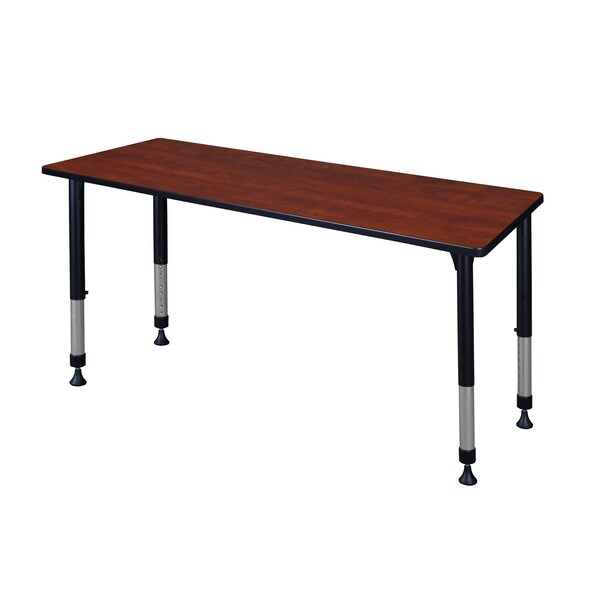 Tables > Height Adjustable > Rectangular Classroom Tables, 72 X 24 X 23-34, Wood|Metal Top