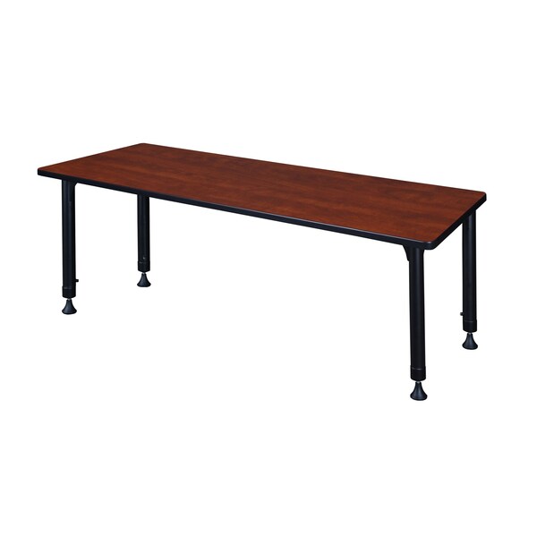 Tables > Height Adjustable > Rectangular Classroom Tables, 72 X 24 X 23-34, Wood|Metal Top