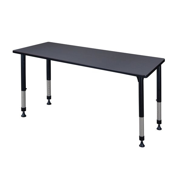 Tables > Height Adjustable > Rectangular Classroom Tables, 72 X 24 X 23-34, Wood|Metal Top
