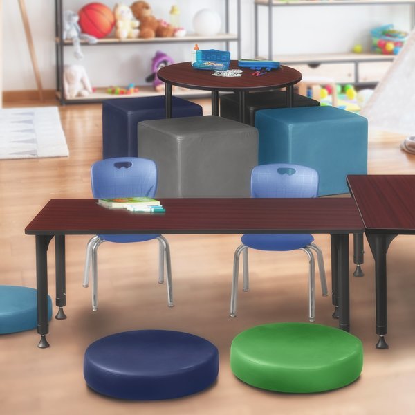 Tables > Height Adjustable > Rectangular Table & Chair Sets, 72 X 24 X 23-34
