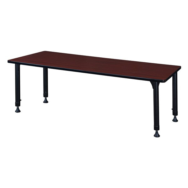 Tables > Height Adjustable > Rectangular Classroom Tables, 72 X 30 X 23-34, Wood|Metal Top