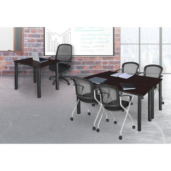 Kee, Post Table Legs, Black, PK4