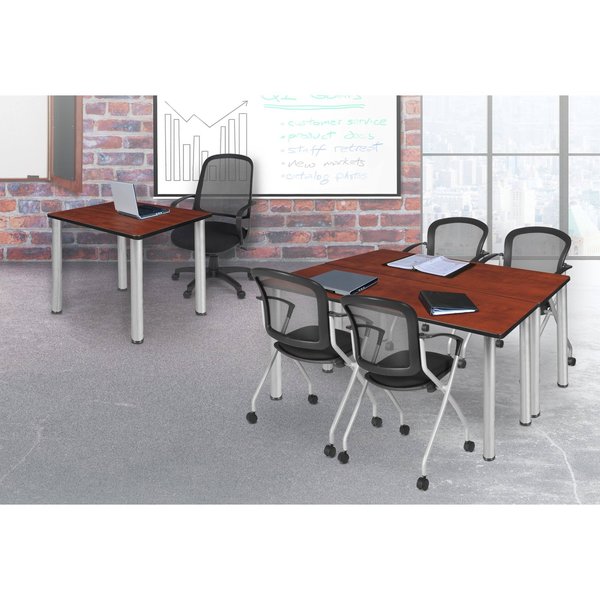 Kee, Post Table Legs, Chrome, PK4