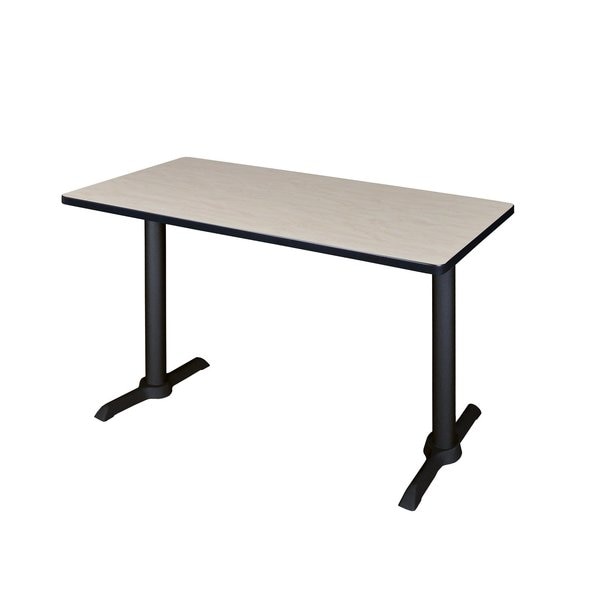 Rectangle Tables > Training Tables > Cain Training Tables, 48 X 24 X 29, Wood|Metal Top, Maple