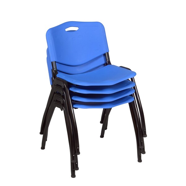 Rectangle Tables > Training Tables > Cain Training Table & Chair Sets, 66 X 24 X 29, Mahogany