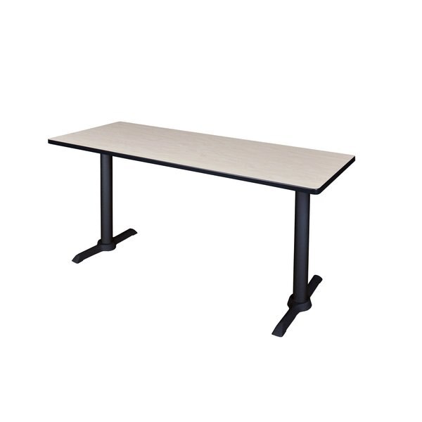 Rectangle Tables > Training Tables > Cain Training Tables, 66 X 24 X 29, Wood|Metal Top, Maple