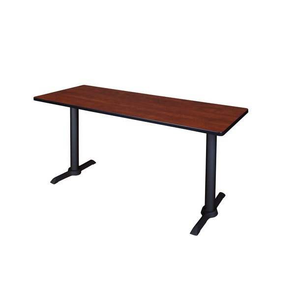 Rectangle Tables > Training Tables > Cain Training Tables, 72 X 24 X 29, Wood|Metal Top, Cherry