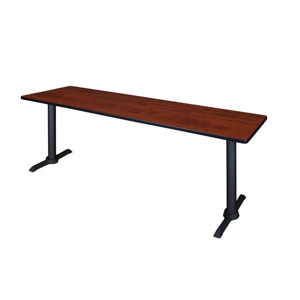 Rectangle Tables > Training Tables > Cain Training Tables, 84 X 24 X 29, Wood|Metal Top, Cherry