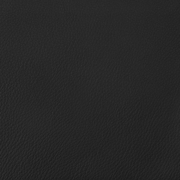 Logan Round Ottoman, Black
