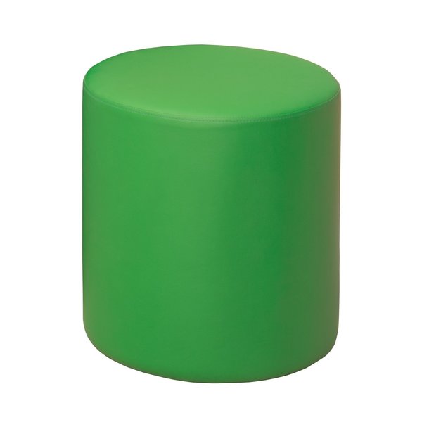 Logan Round Ottoman, Envy Green