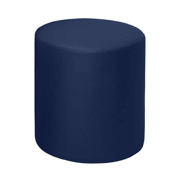 Naval Blue Seating > Soft Seating > Ottomans, 18 W 18 L 19 H, Vinyl Seat