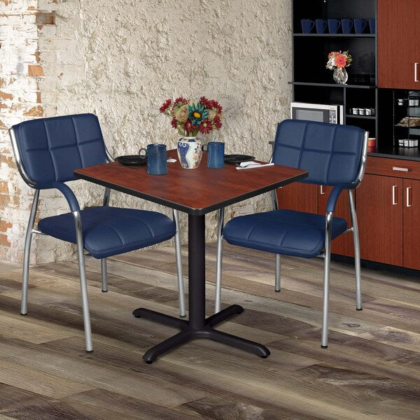 Square Tables > Breakroom Tables > Cain Square & Round Tables, 30 W, 30 L, 29 H, Wood|Metal Top
