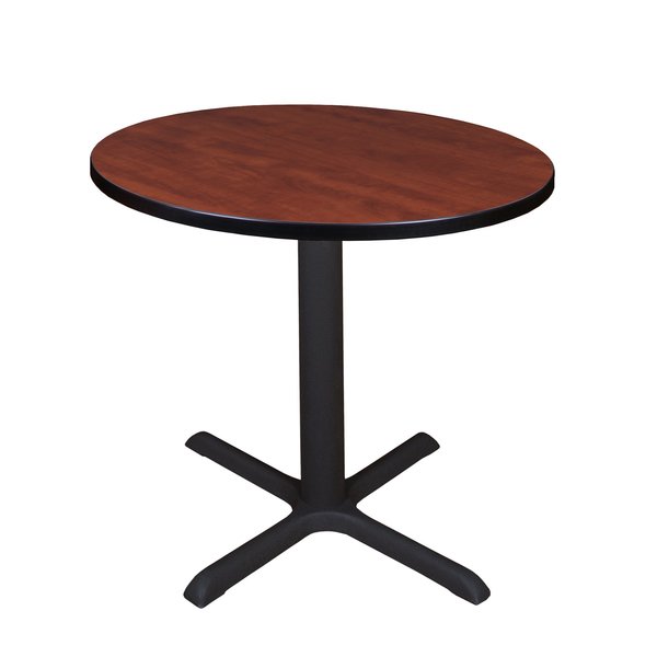 Round Tables > Breakroom Tables > Cain Square & Round Tables, 30 W, 30 L, 29 H, Wood|Metal Top