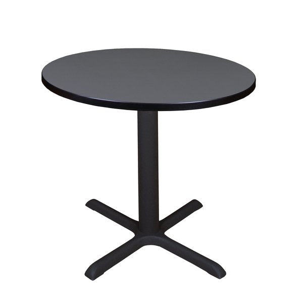 Round Tables > Breakroom Tables > Cain Square & Round Tables, 30 W, 30 L, 29 H, Wood|Metal Top