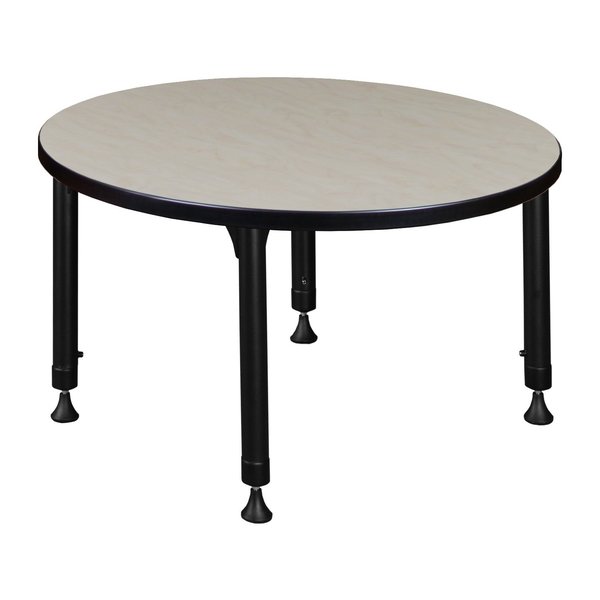 Tables > Height Adjustable > Round Classroom Tables, 30 X 30 X 23-34, Wood|Metal Top