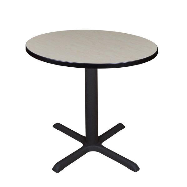 Round Tables > Breakroom Tables > Cain Square & Round Tables, 30 W, 30 L, 29 H, Wood|Metal Top