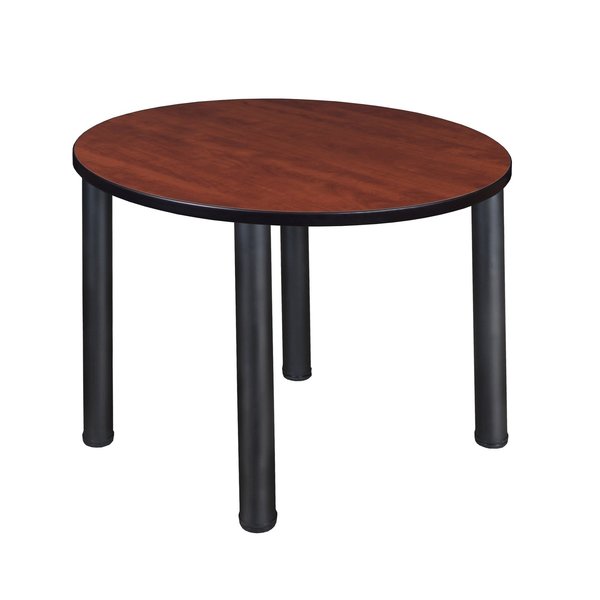 Round Tables > Breakroom Tables > Kee Square & Round Tables, 42 W, 42 L, 29 H, Wood|Metal Top