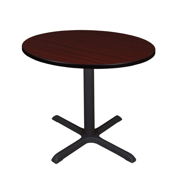 Round Tables > Breakroom Tables > Cain Square & Round Tables, 42 W, 42 L, 29 H, Wood|Metal Top