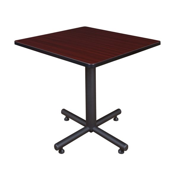 Square Tables > Breakroom Tables > Kobe Square & Round Tables, 30 W, 30 L, 29 H, Wood|Metal Top