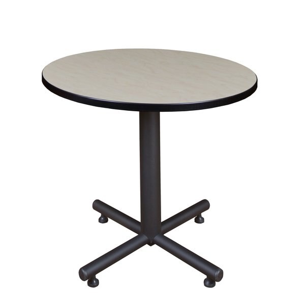 Round Tables > Breakroom Tables > Kobe Square & Round Tables, 30 W, 30 L, 29 H, Wood|Metal Top