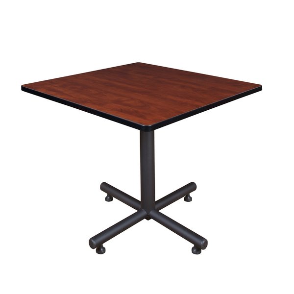 Square Tables > Breakroom Tables > Kobe Square & Round Tables, 42 W, 42 L, 29 H, Wood|Metal Top
