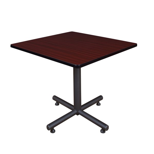 Square Tables > Breakroom Tables > Kobe Square & Round Tables, 42 W, 42 L, 29 H, Wood|Metal Top