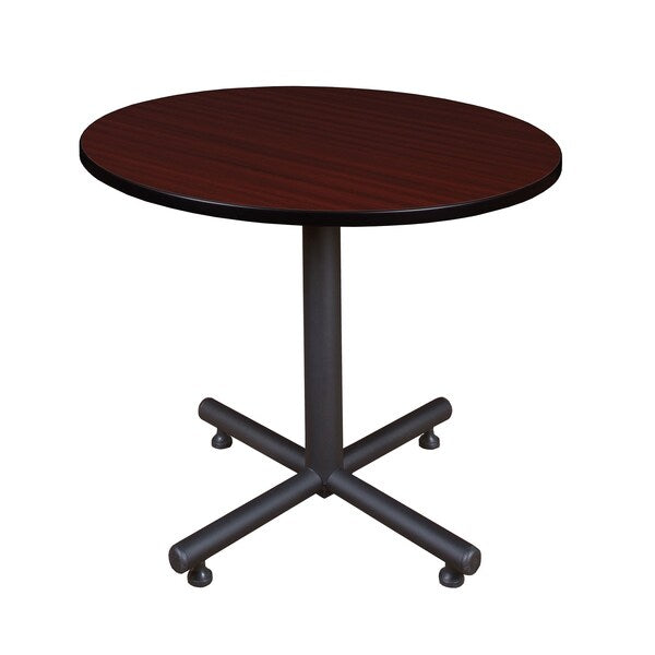 Round Tables > Breakroom Tables > Kobe Square & Round Tables, 42 W, 42 L, 29 H, Wood|Metal Top