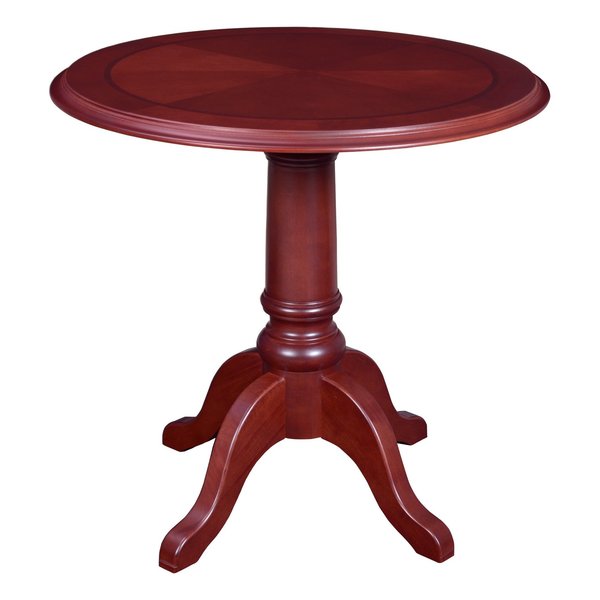 Round Tables > Conference Tables > Prestige Round Tables, 30 X 30 X 29, Veneer|Wood Top, Mahogany