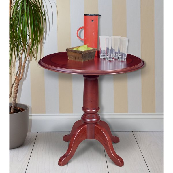 Round Tables > Conference Tables > Prestige Round Tables, 30 X 30 X 29, Veneer|Wood Top, Mahogany