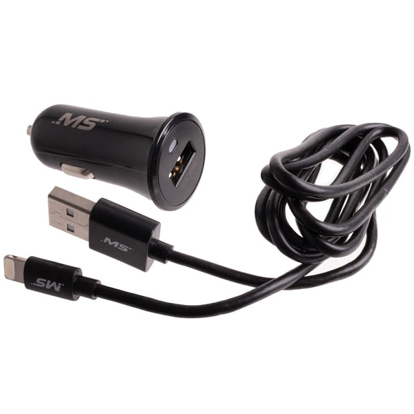 4Ft Lightning To Usb Cable & 2.1 Amp Dc Charger