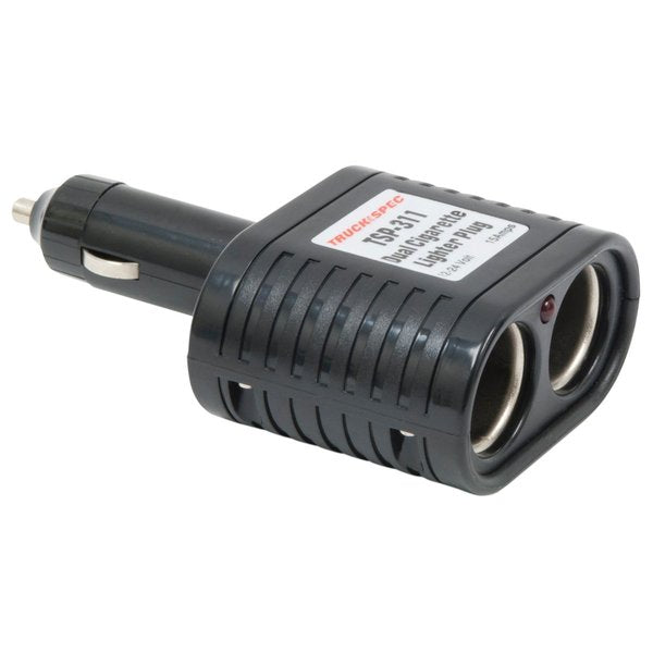 Fused Cigarette Lighter Adapter, 12-Volt