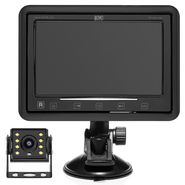 Heavy-Duty 7in. AHD Monitor w/ AHD Backup Camera System
