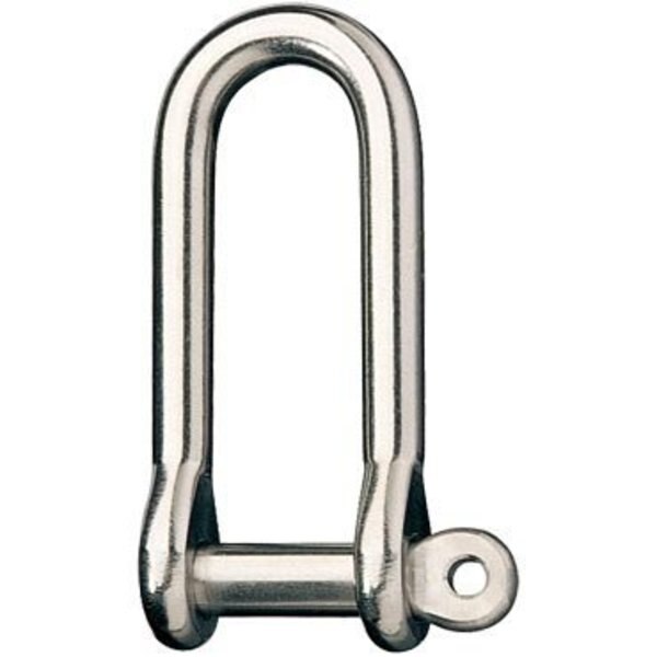 Shackle, Long D, Pin, 1/2