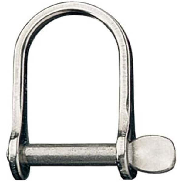 Shackle, Wide D, Pin, 3/16