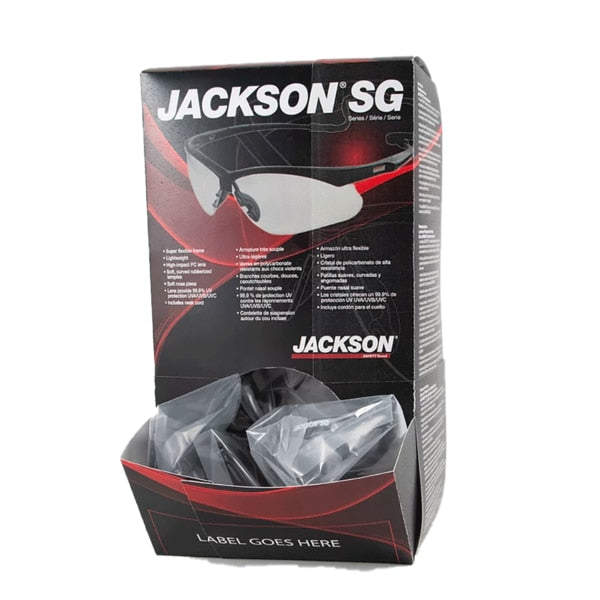 SG - Black/Clear 1.50 Diopter, Safety Eyewear