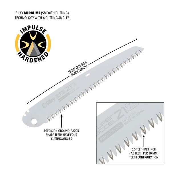 Silky Blade Super ACCEL 210mm Large Teeth