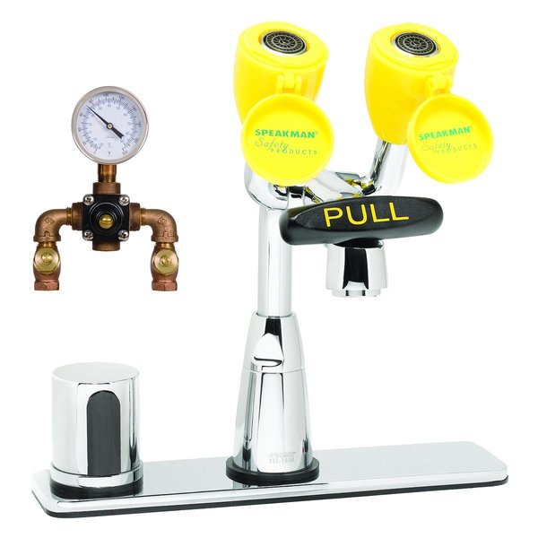 Comb Eyewash Sensor Faucet Tepid H2O