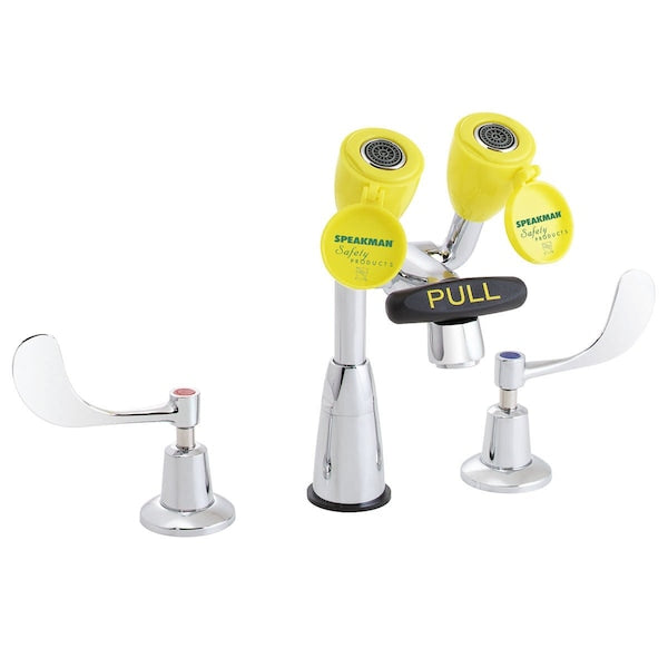 Gooseneck Faucet with Eyewash, 2.2 GPM