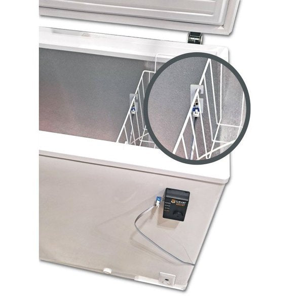 Level Sense Freezer Sentry Wi-Fi enabled Temperature and Humidity Alarm With 4FT Sensor