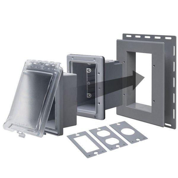 1 -Gang Multi-directional Weatherproof Cover, 6.75