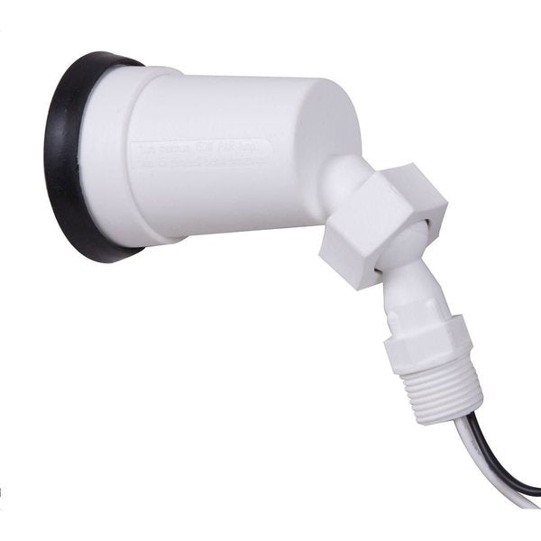 Weatherproof Lampholder, Nonmetal., White, 4.480 in W, 4.78 in H, 2.4 in L