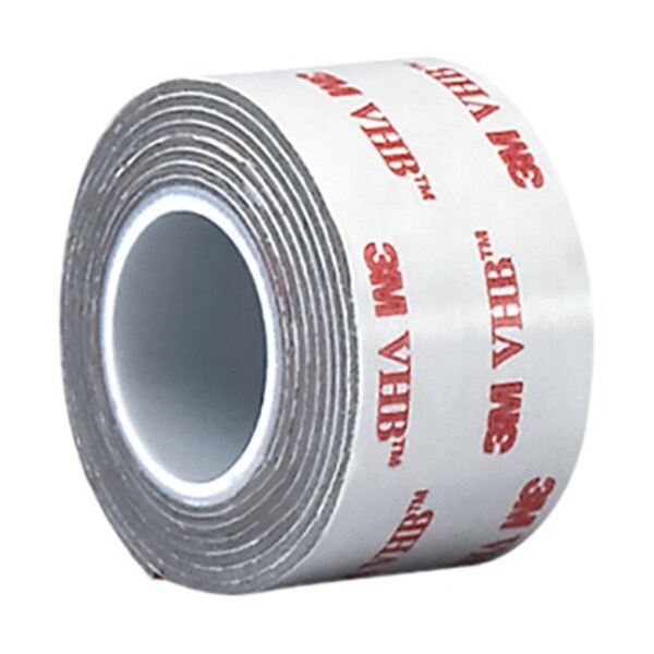 45 mil Acrylic Foam Tape Grey, 1in x 18yd
