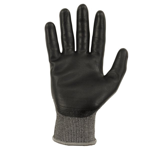 ANSI A7 Nitrile Coated CR Gloves, Gray, Size S
