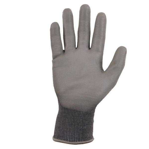 ANSI A4 PU Coated CR Gloves, Gray, Size M