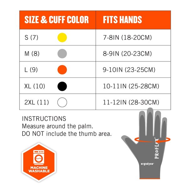 ANSI A4 PU Coated CR Gloves, Gray, Size L